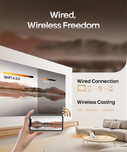 Portable Home Cinema Outdoor Projector