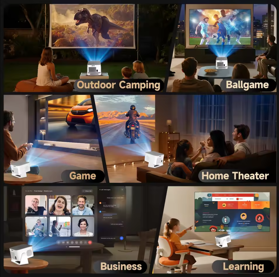 Portable Home Cinema Outdoor Projector