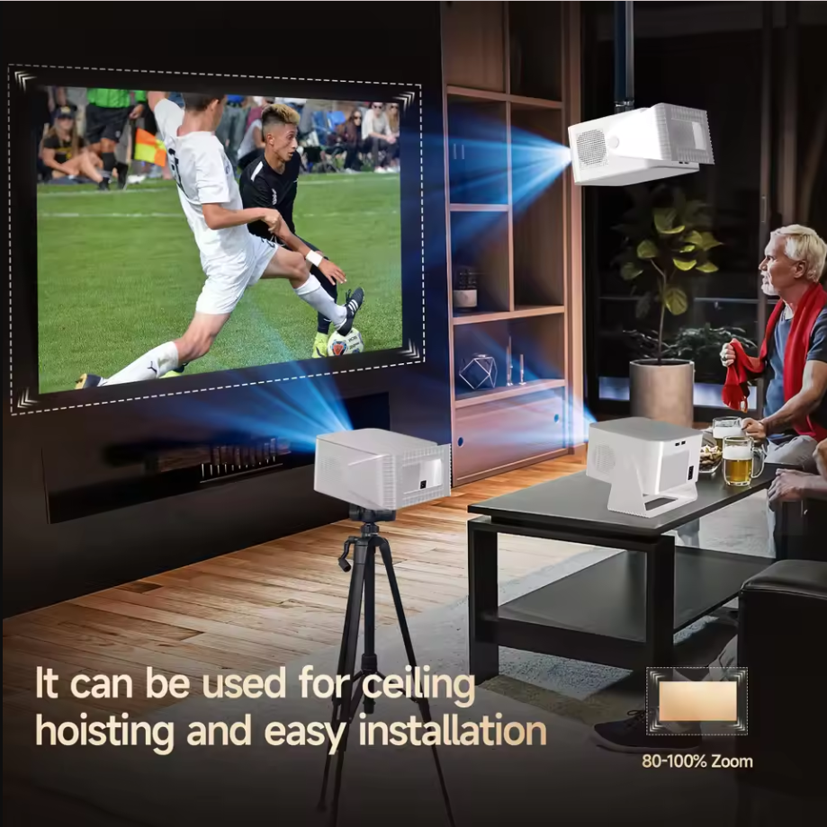 Portable Home Cinema Outdoor Projector